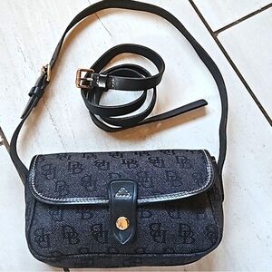 Dooney & Bourke Canvas Crossover Logo Bag